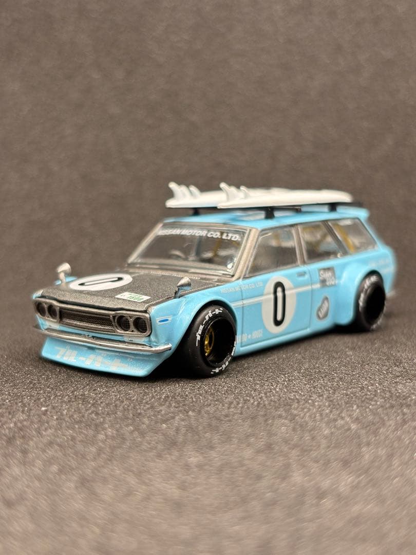 MINIGT 1/64 街道ハウス ダットサン 510 ワゴン カスタム 箱無