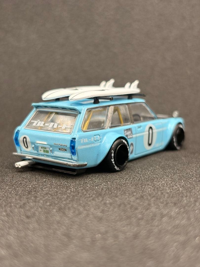 MINIGT 1/64 街道ハウス ダットサン 510 ワゴン カスタム 箱無