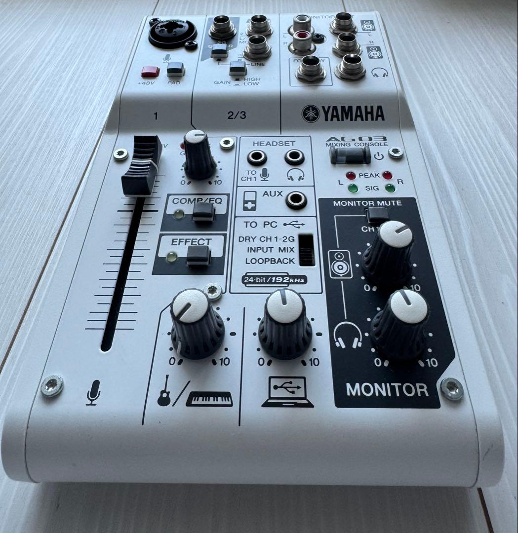 YAMAHA AG03 ミキシングコンソール