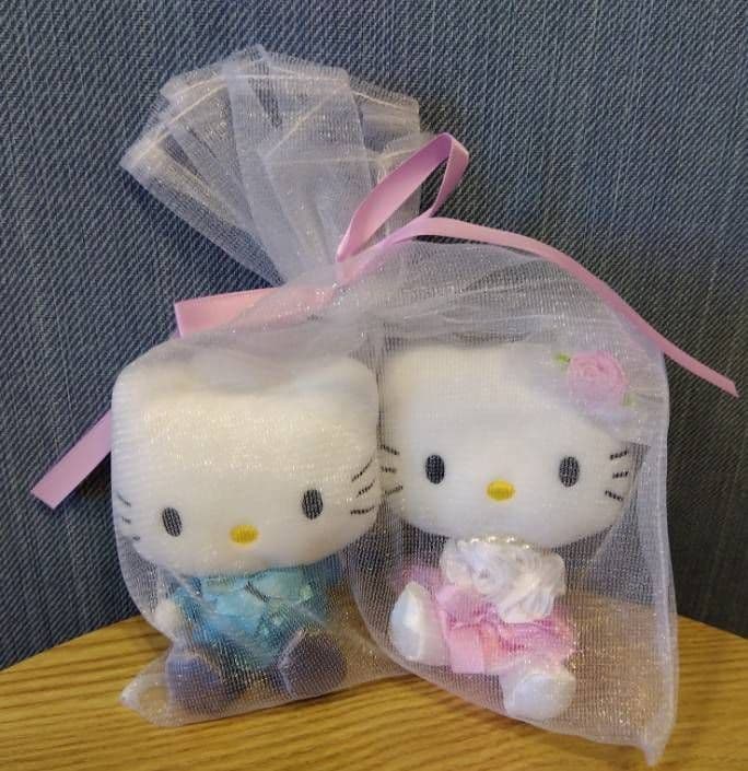 希少☆ ハローキティ& ダニエル ウエディング ぬいぐるみ マスコット セット