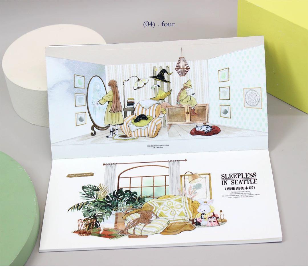 moodtape《温暖之家》海外マスキングテープ　マステ 【2344】