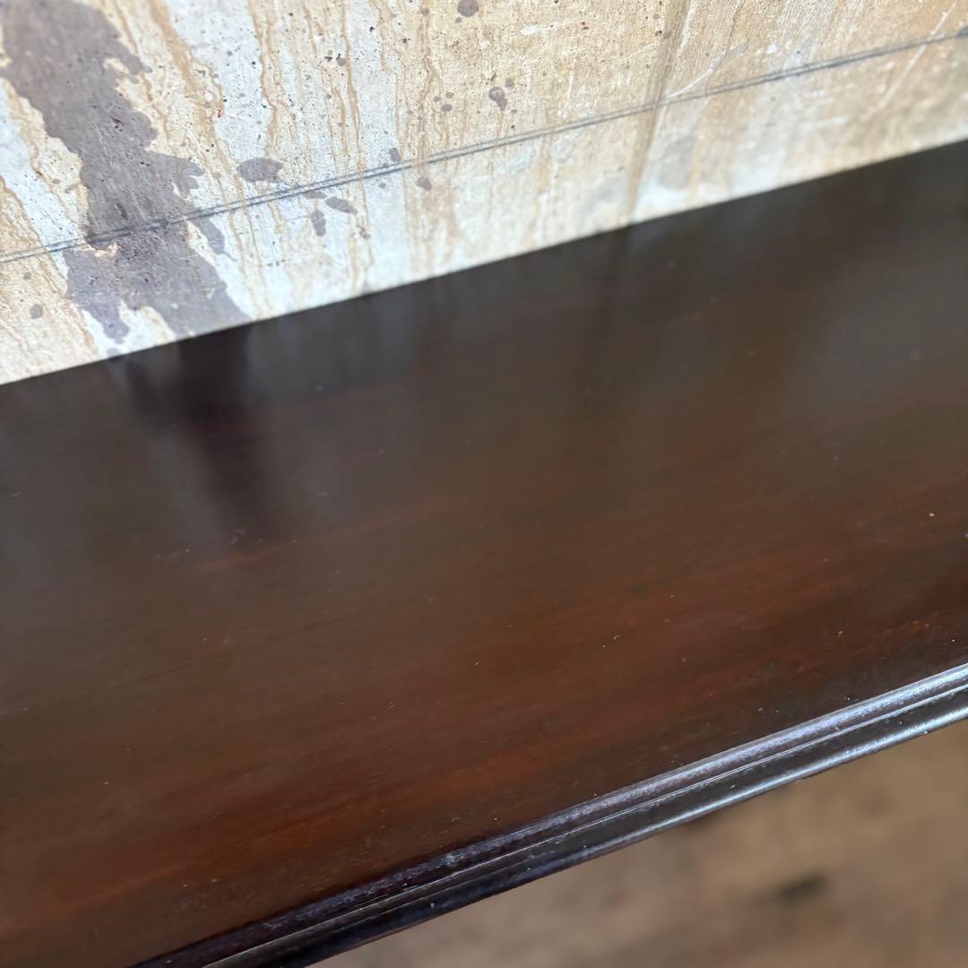 クラシック　コンソールテーブル　無垢材