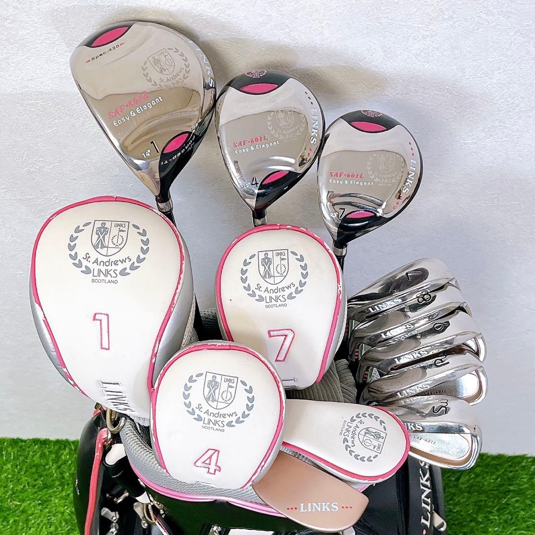 【希少】LINKS レディースレフティ ゴルフクラブセット　女性用　左利き　L
