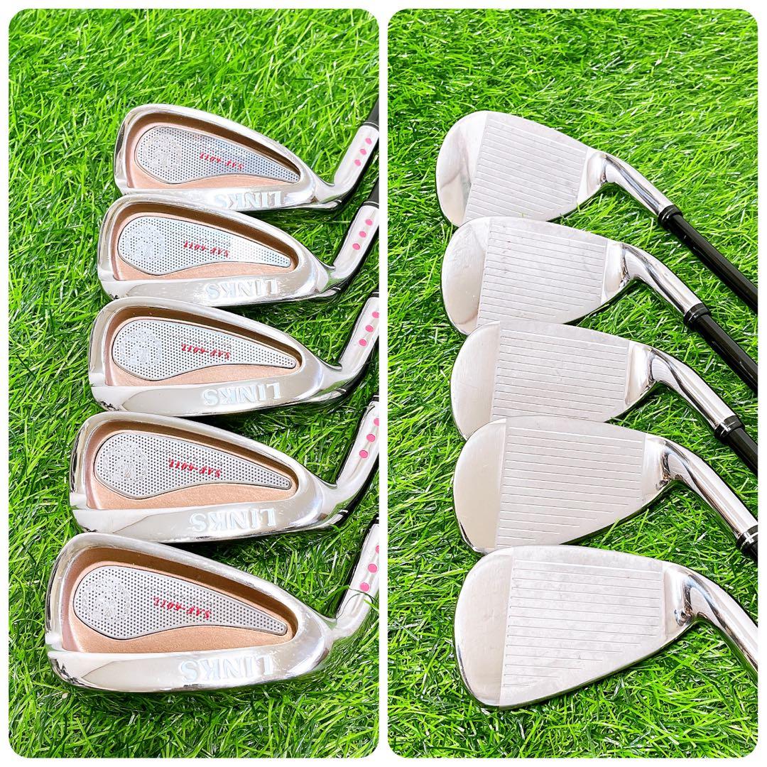 【希少】LINKS レディースレフティ ゴルフクラブセット　女性用　左利き　L