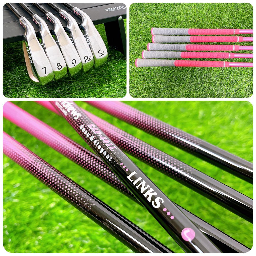 【希少】LINKS レディースレフティ ゴルフクラブセット　女性用　左利き　L