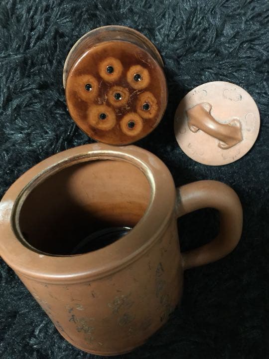 中国 古い急須 紫砂 朱泥 在銘