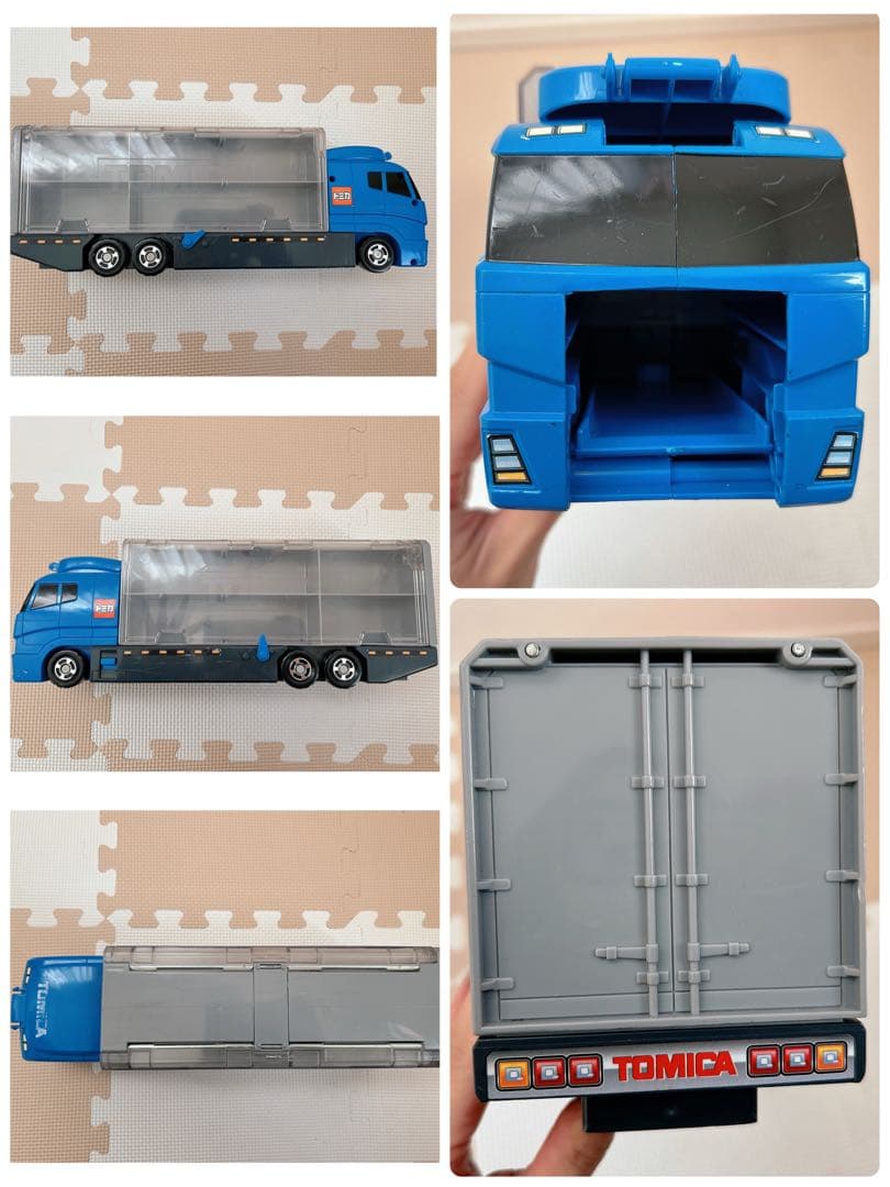 【トミカまとめ売り！】タウンセット／かたづけトラックとパトカー／ミニカーセット