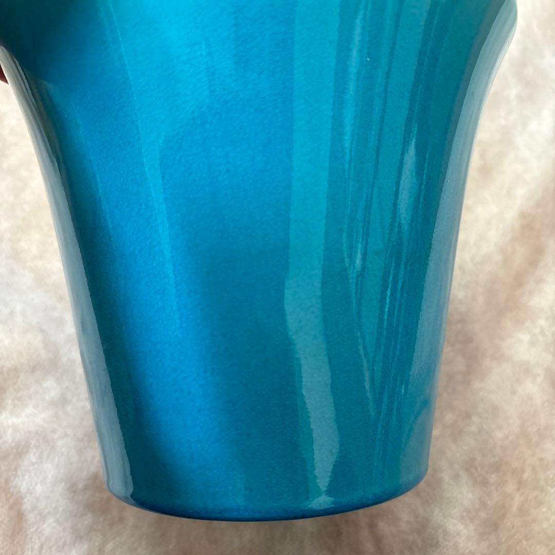 茶道具　即中斎宗匠好　浅黄交趾　末広水指　翠嵐窯