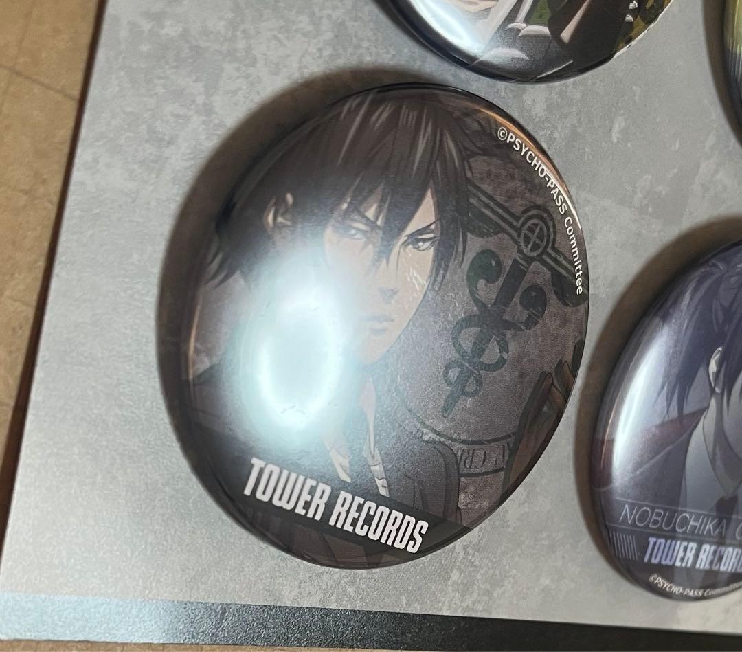 サイコパスSS タワレコカフェ 宜野座 缶バッジセット