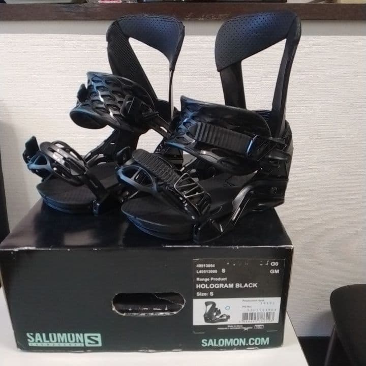 SALOMON HOLOGRAM BLACK ビンディング Sサイズ