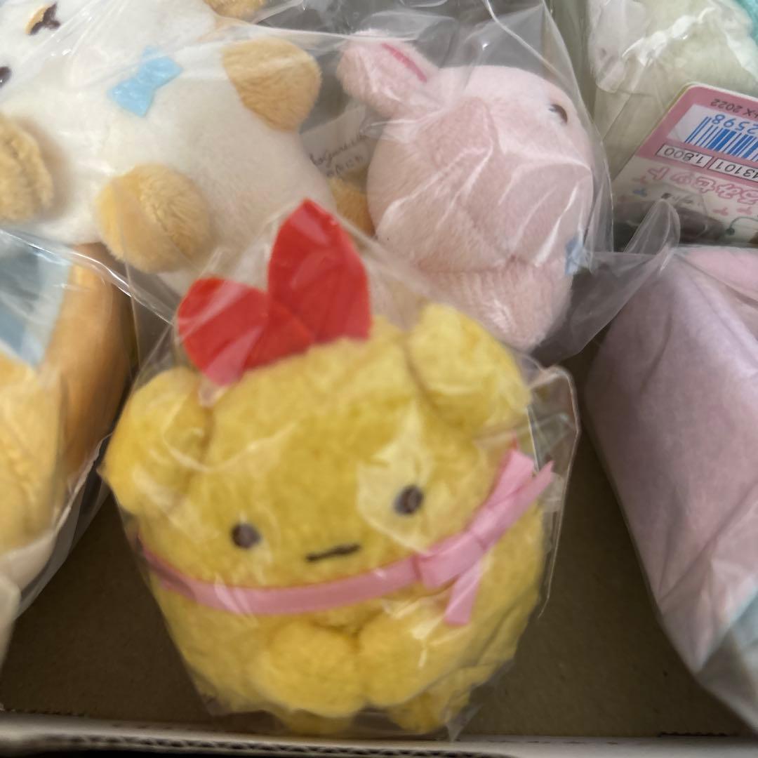 すみっコぐらし　わた　こいぬ　他　てのりぬいぐるみ