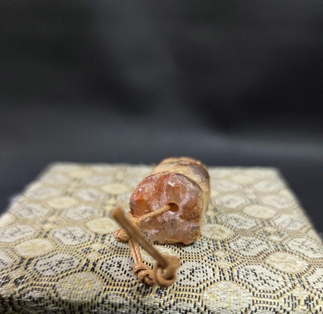 766　天珠　紀元前　最古の出土天珠　dzibeads！