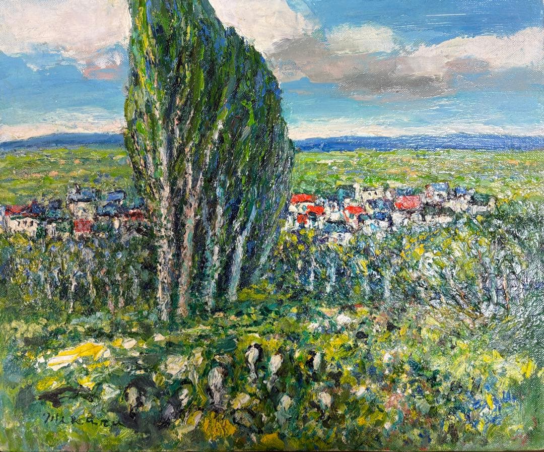 江口美春　羊ヶ丘1993 8号絵画