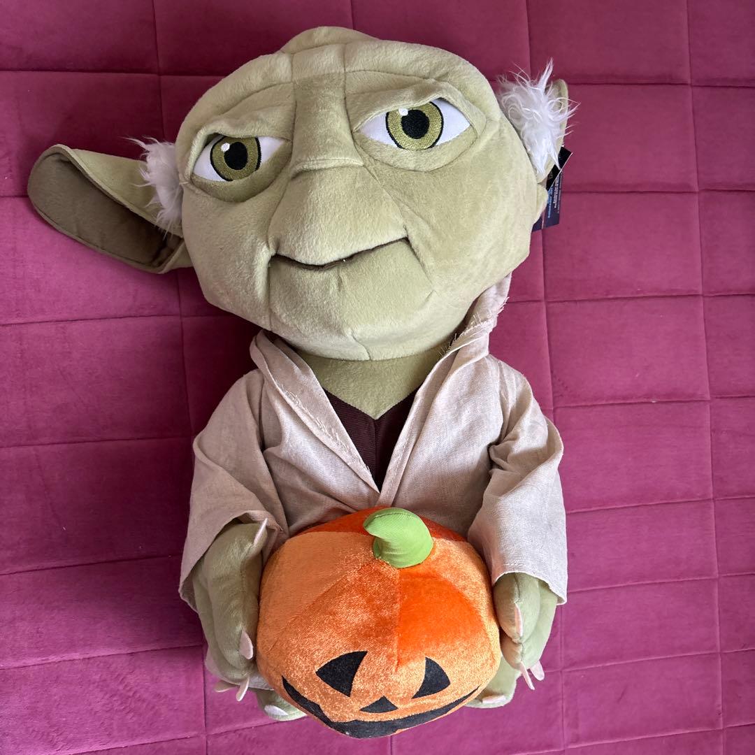 希少品　ヨーダ ぬいぐるみ ハロウィン　パンプキン