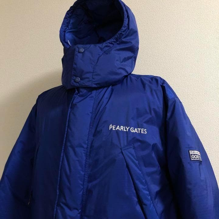 パーリーゲイツ◆ゴアテックス ダウンジャケット ブルー Lサイズ