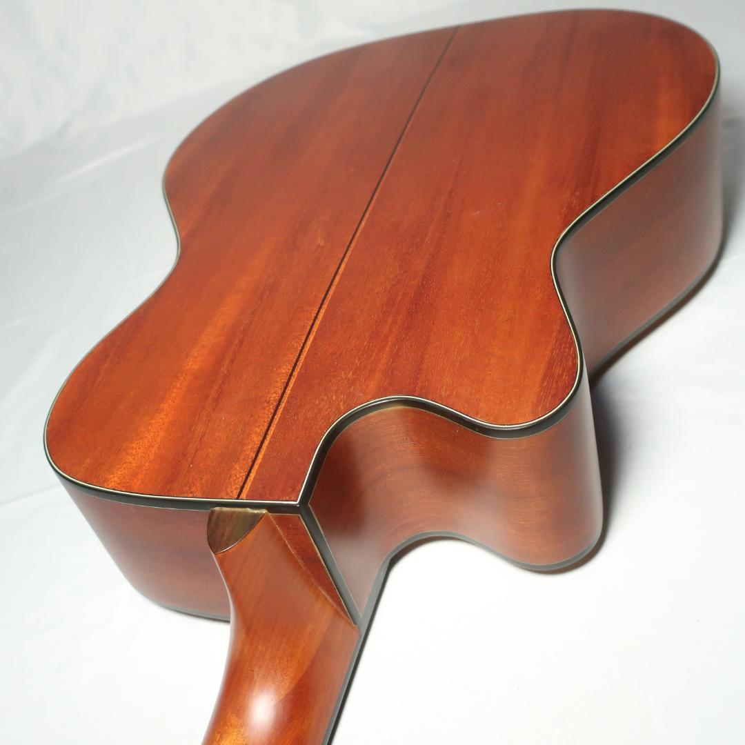 美品 Morris SS-30NAT ミニギター トップ単板 マホガニーボディ