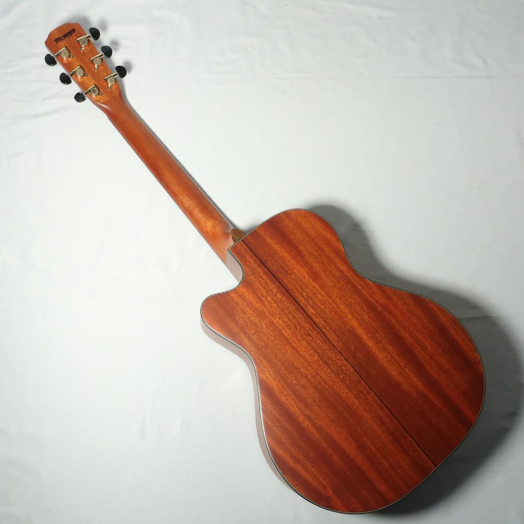 美品 Morris SS-30NAT ミニギター トップ単板 マホガニーボディ
