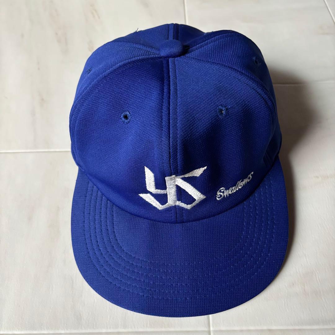 東京ヤクルトスワローズ ベースボールキャップ ツバ裏グリーン 80s 90s