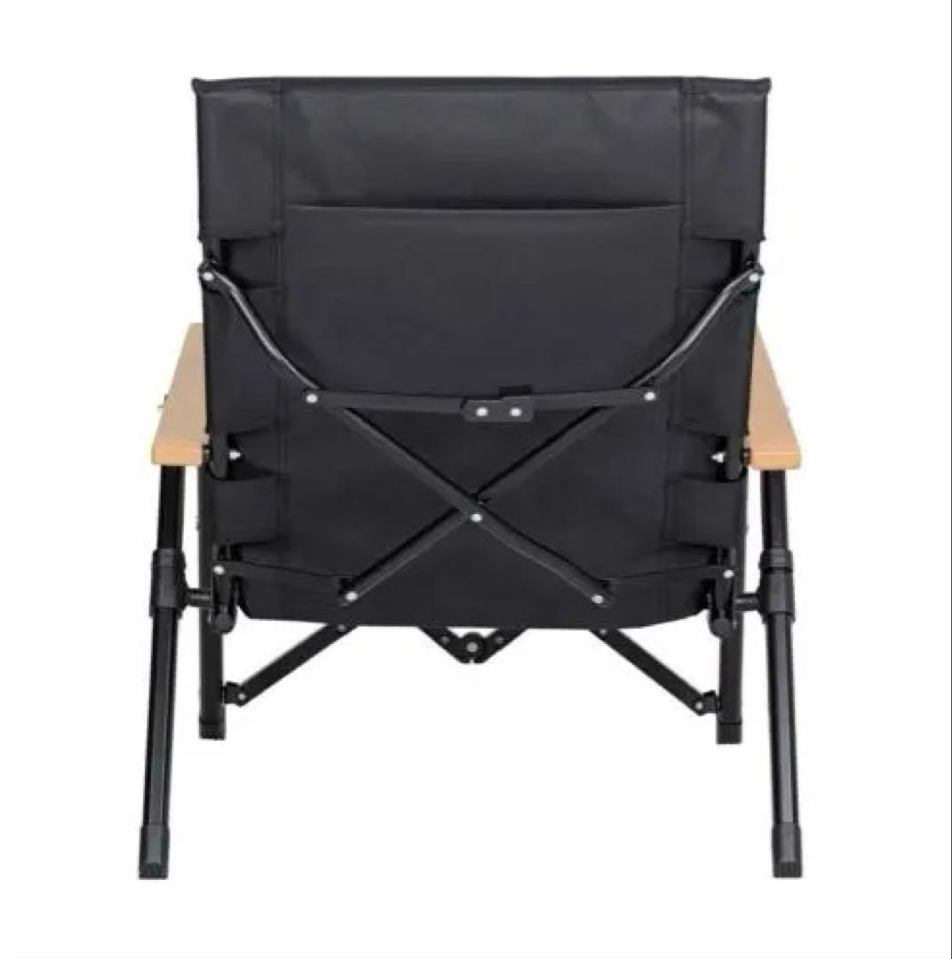 折りたたみアウトドアチェア ブラック