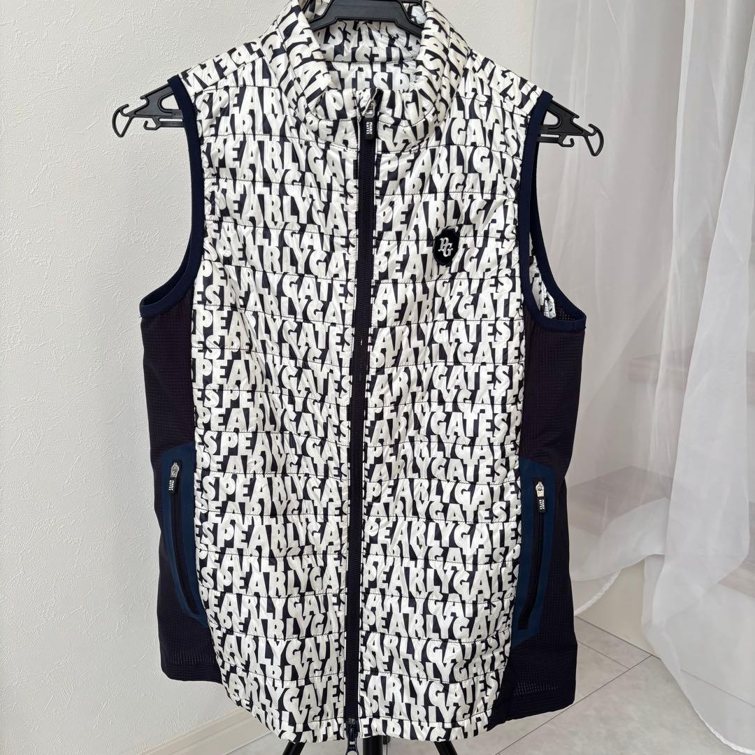 【美品】PEARLY GATES パーリーゲイツ 中綿ダウンベスト ゴルフウェア