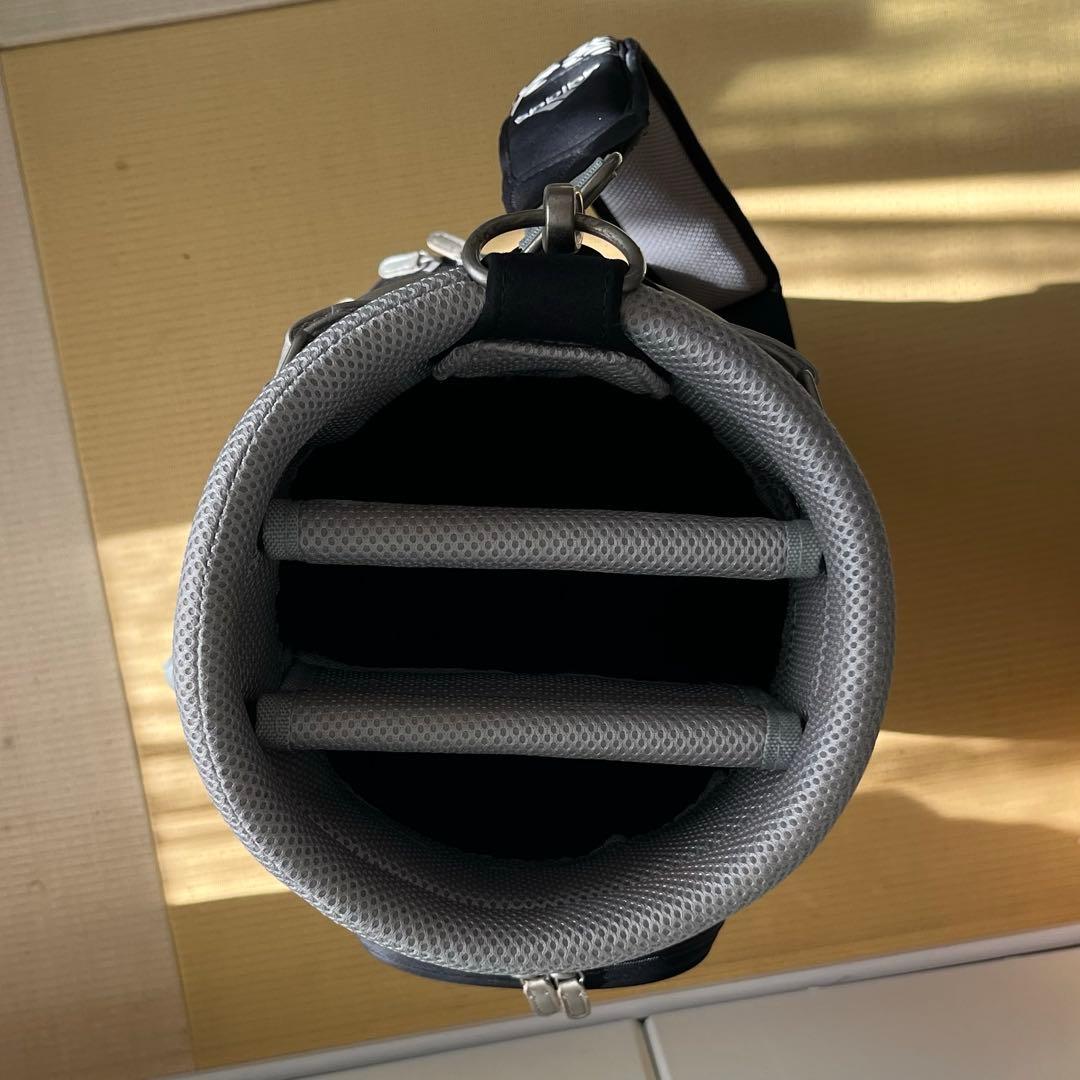 adidas キャディバッグ 黒 花柄