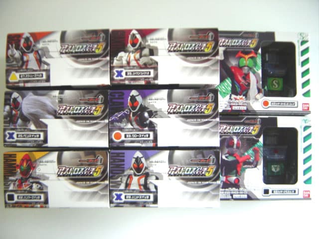 ΩiPe29FE 仮面ライダーフォーゼア ストロスイッチ5 全8種