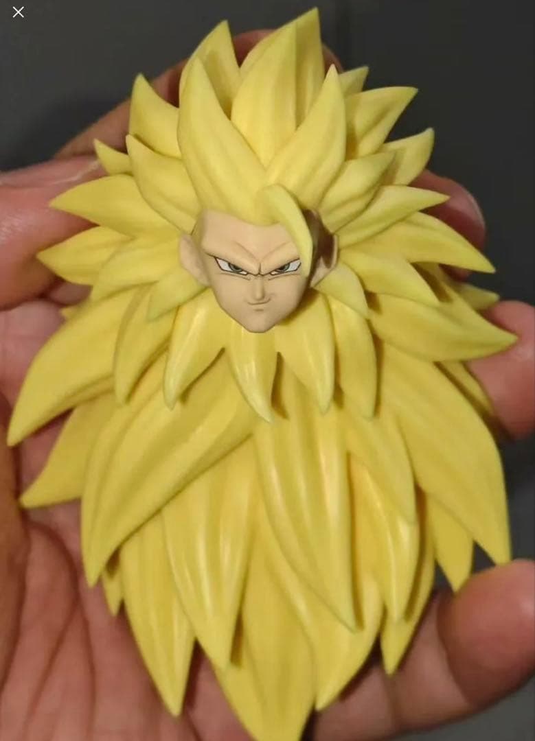激レア S.H.Figuarts用　スーパーサイヤ人3孫悟空カスタムヘッド