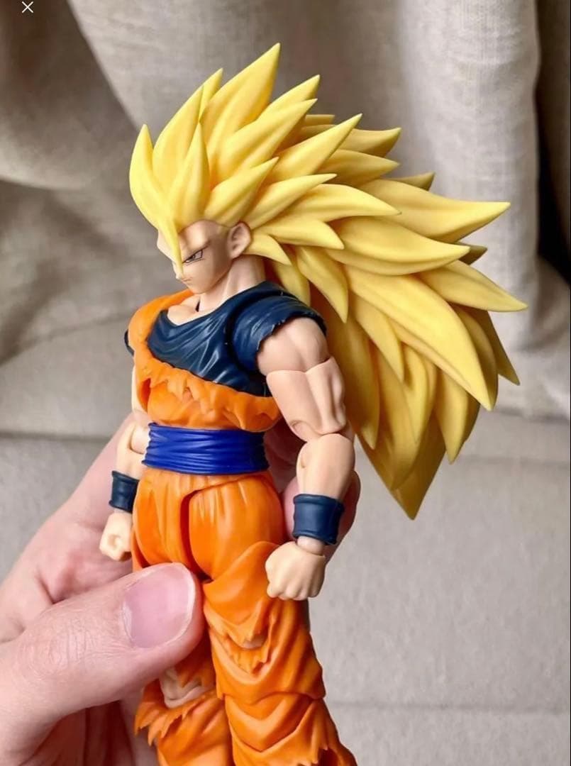 激レア S.H.Figuarts用　スーパーサイヤ人3孫悟空カスタムヘッド