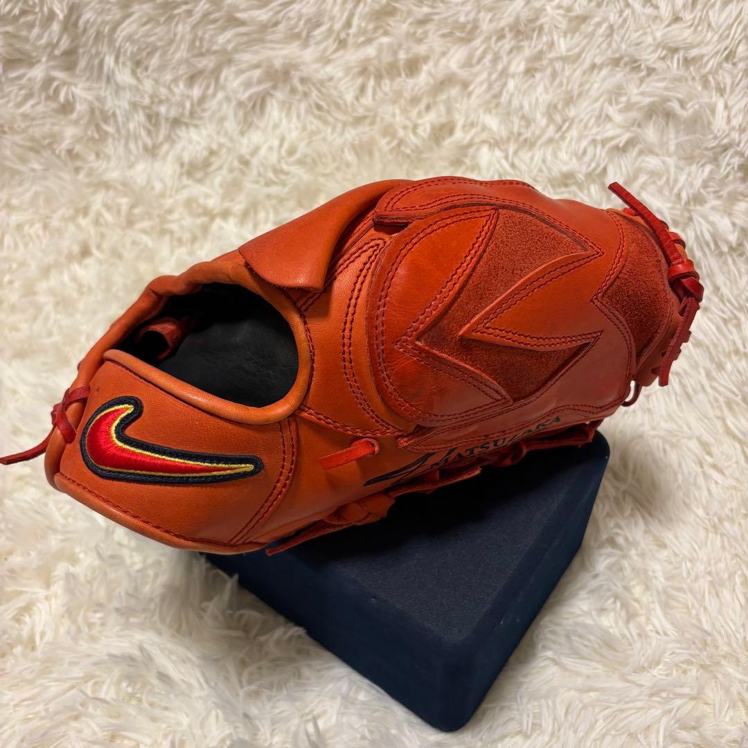 【美品】ナイキ 松坂大輔 シグネチャーモデル 軟式 投手用グローブ 少年 中学