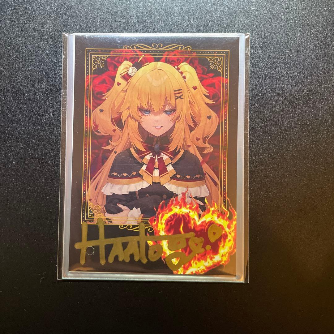 50.赤井はあと　誕生日記念2024 直筆サイン入りチェキ風ブロマイドカード