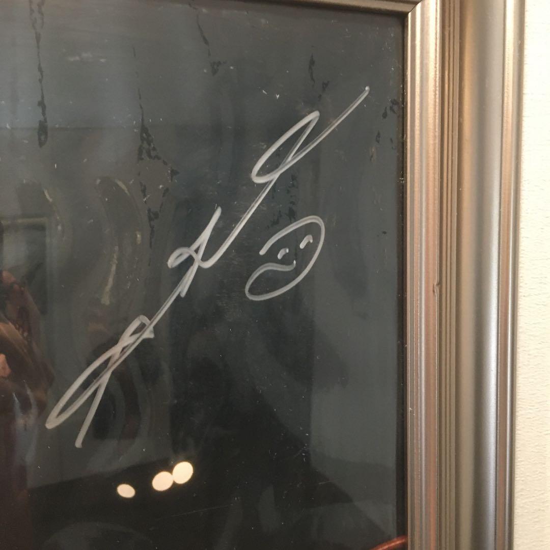 シュガーレイレナード　サイン入りポスター