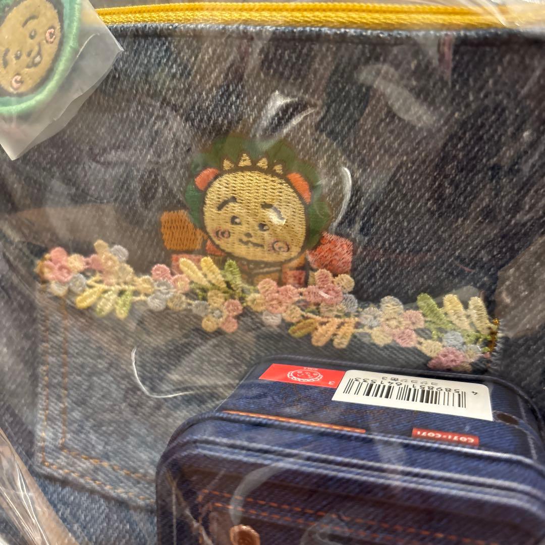 青山デカーボ　コジコジ缶3 コジコジデニムポーチ