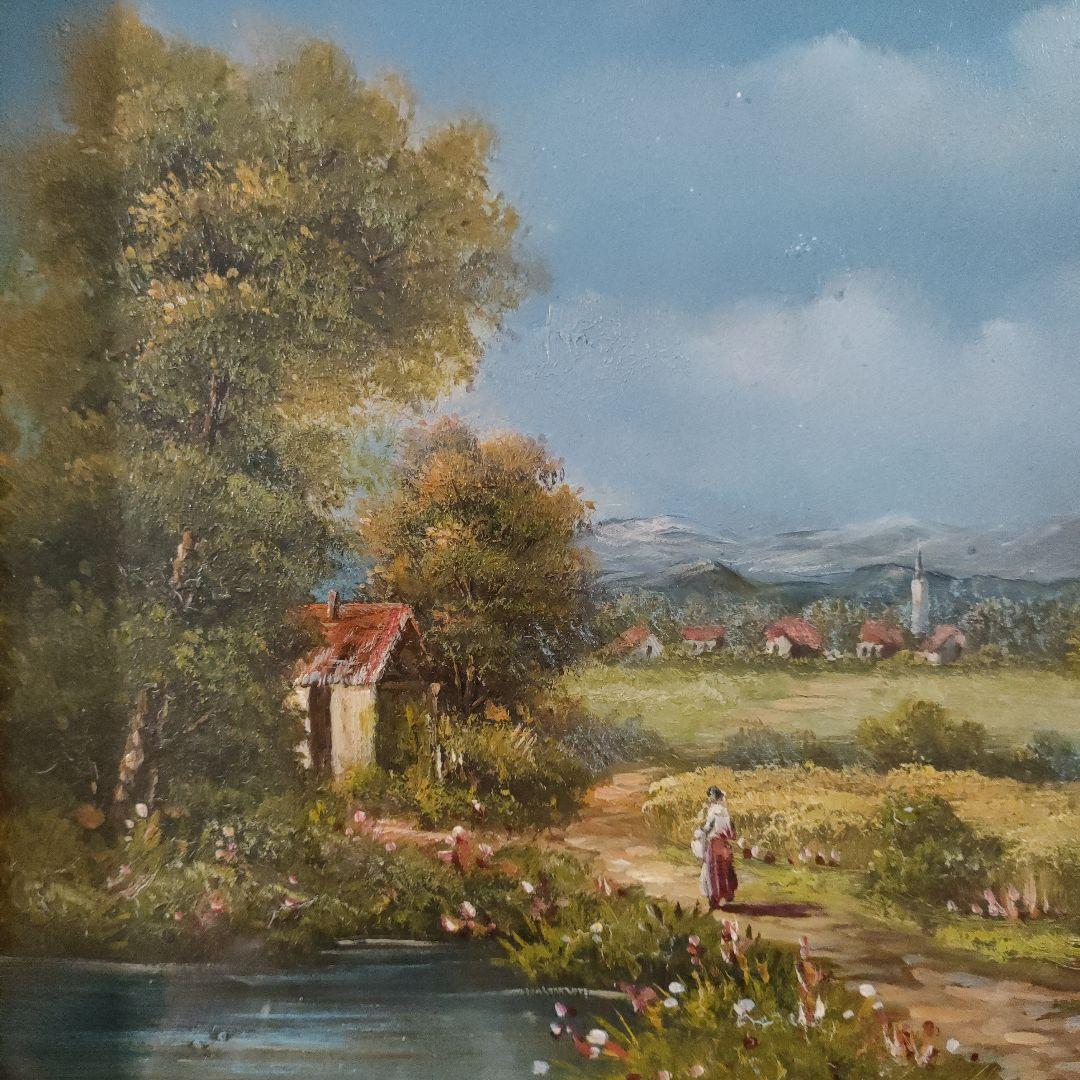 アンドレ・ボーシャン　油彩画『田園風景』