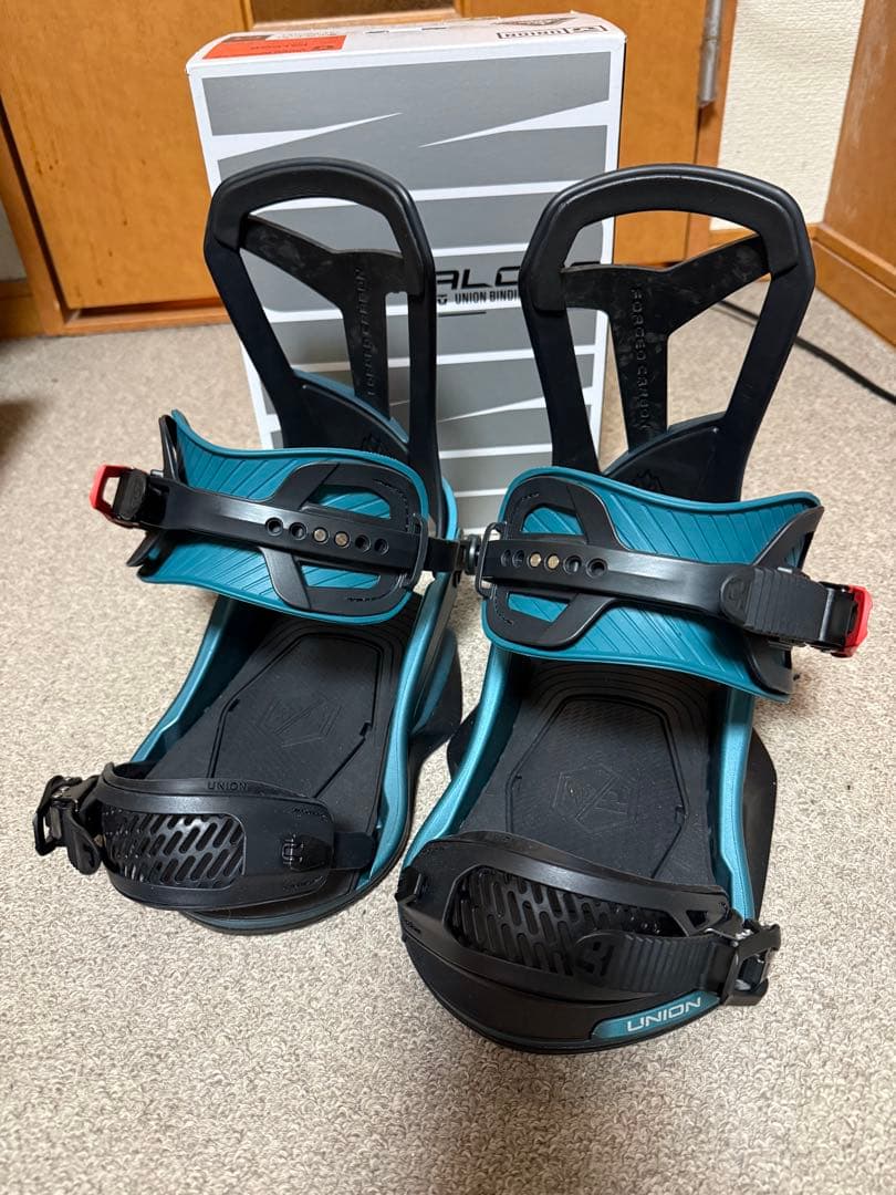 スノーボード UNION Falcor binding TEAL