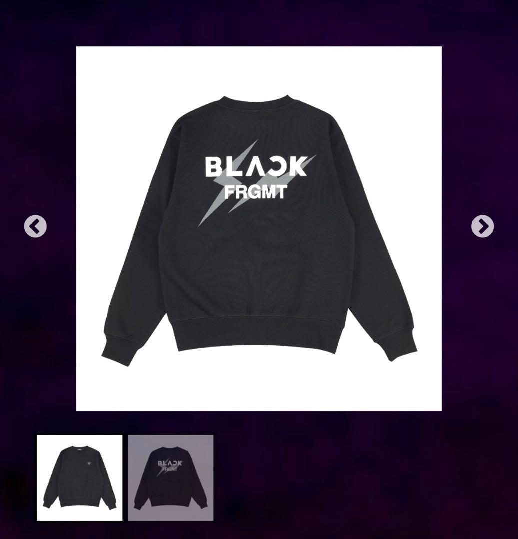 BLACKPINK × FRAGMENT コラボスウェット BLACKFRGMT