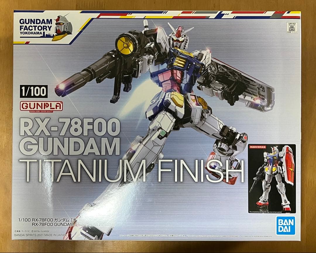 1/100 RX-78F00 横浜ガンダム　チタニウムフィニッシュ