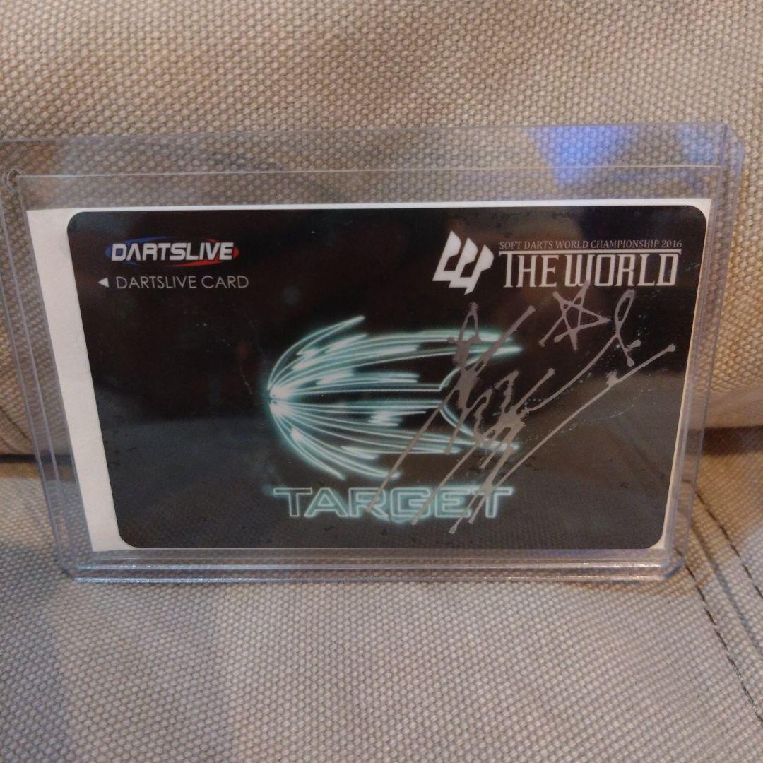 DARTSLIVE サイン入りカード TARGET