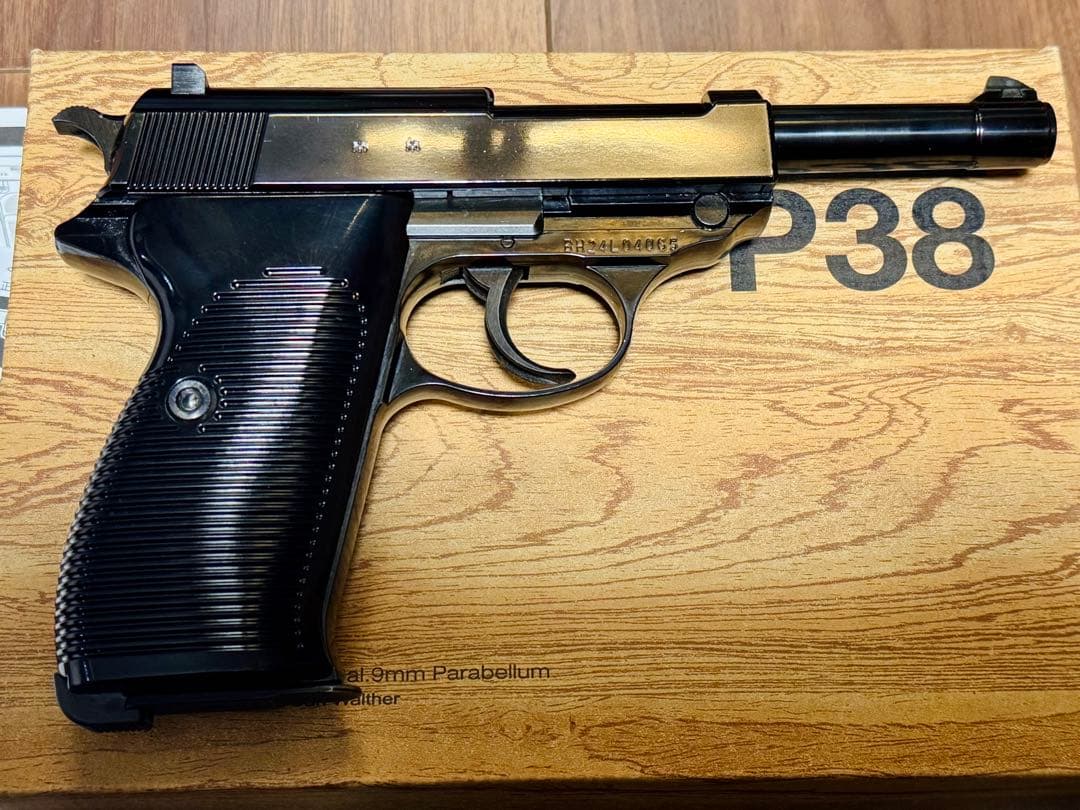 【マルゼン】ワルサーp38 ブラックメタル ac40