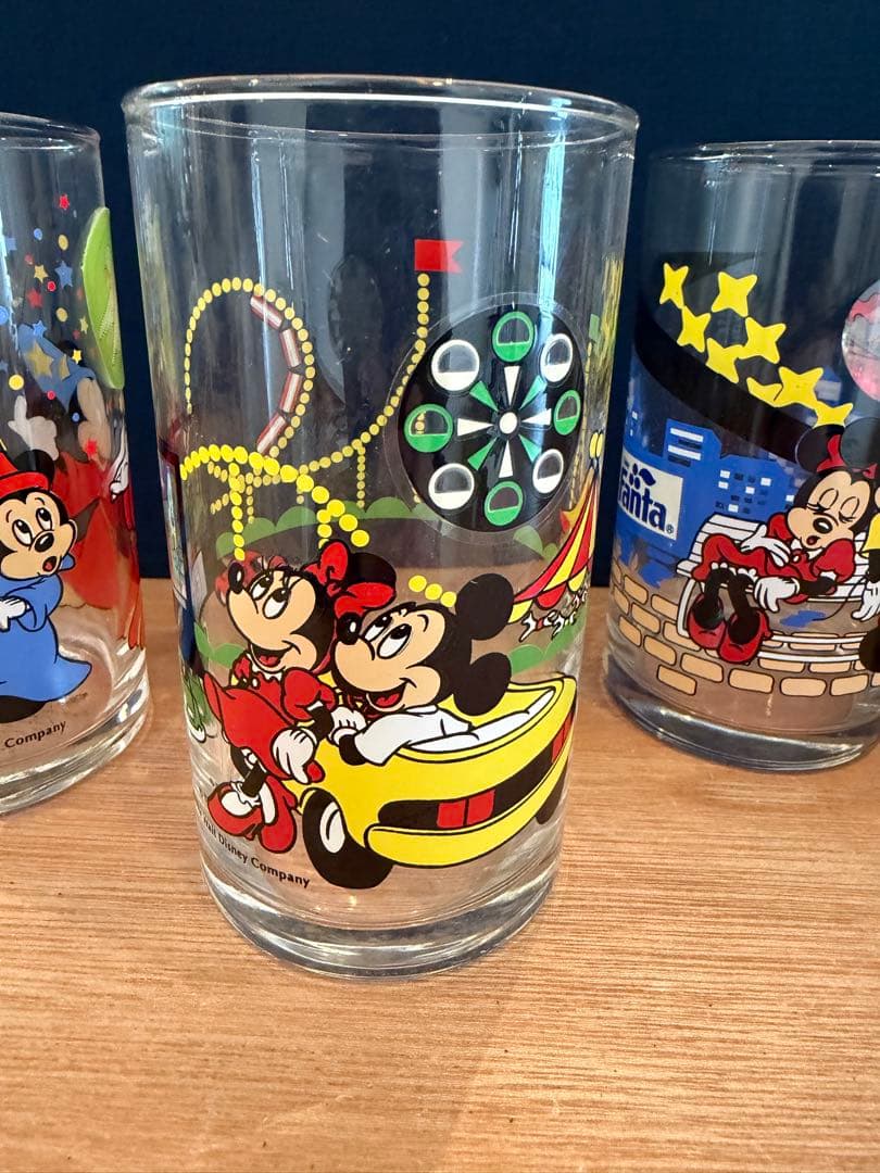 Fanta 不思議グラス ディズニーキャラクターグラス38個セット　昭和レトロ