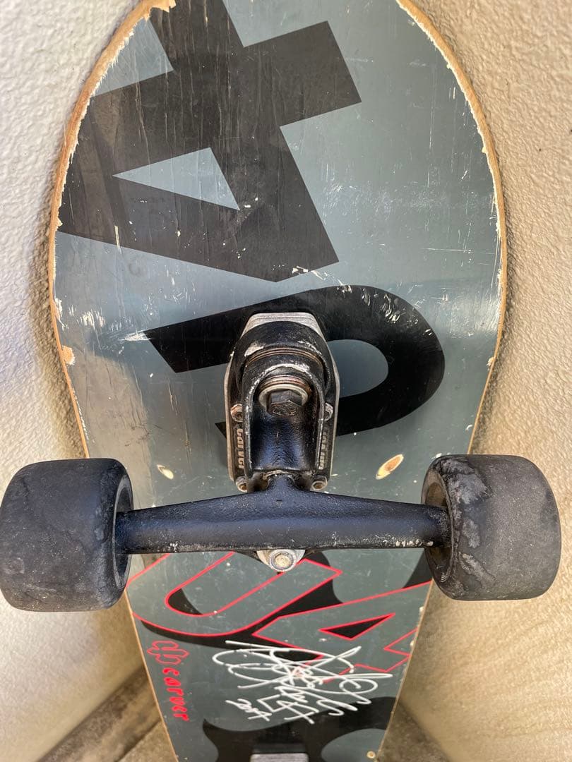 U4 スケートボード グレー　スケボー　carver カーバー　U4 サイン入り