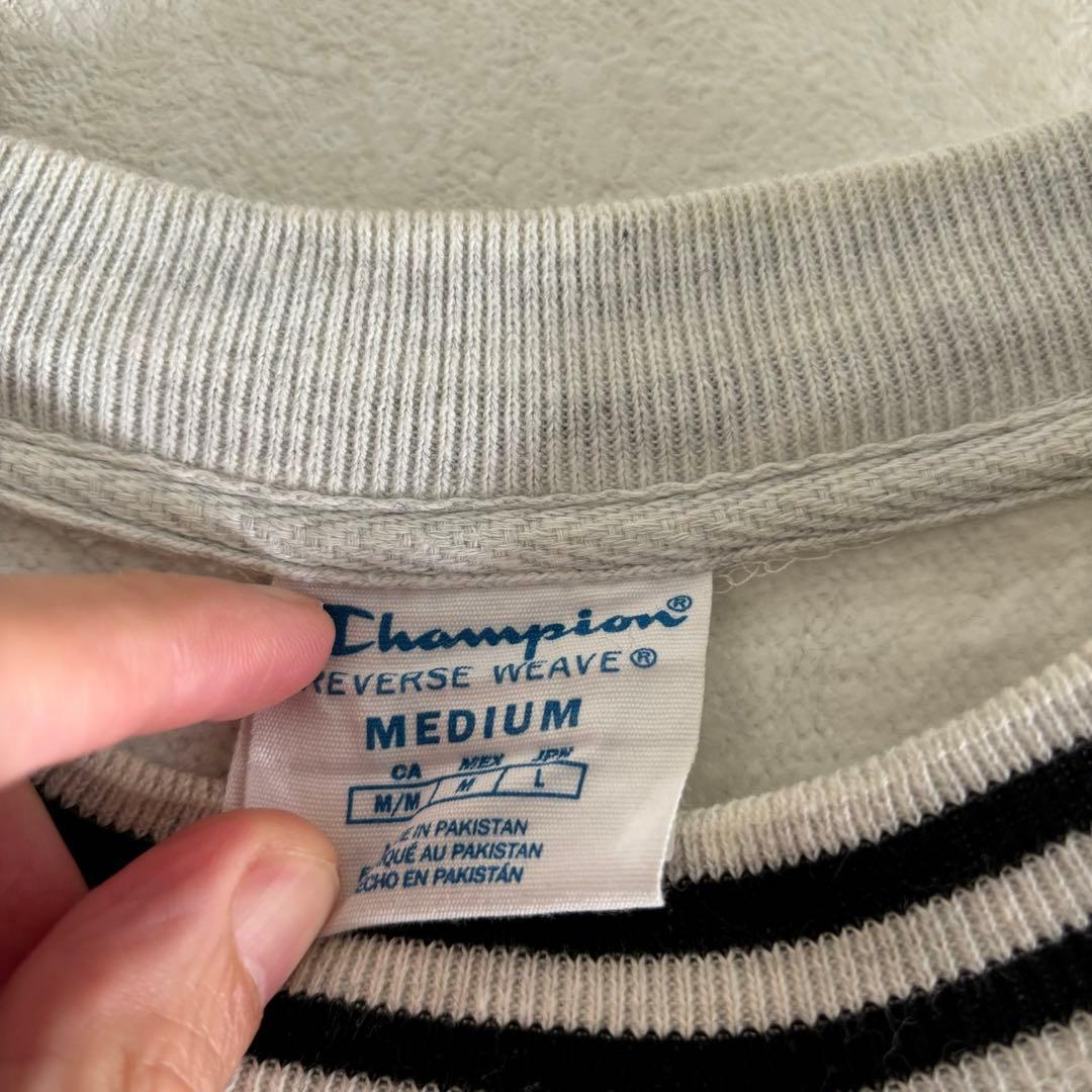 激レア チャンピオンリバースウィーブ 長袖 かグレー