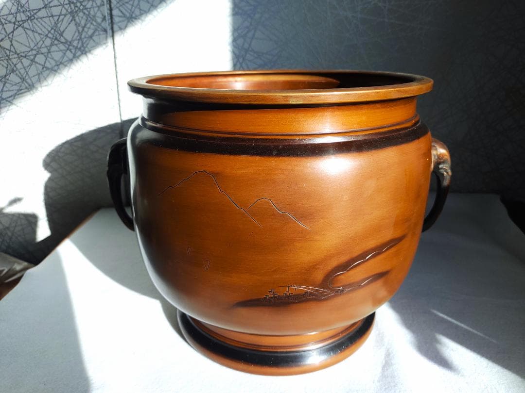 銅製? 約15㎏ 火鉢 6個セット