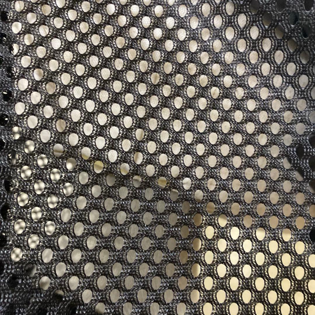 【翌日発送】H1 袖無し 黒 メッシュ ハーフギリー