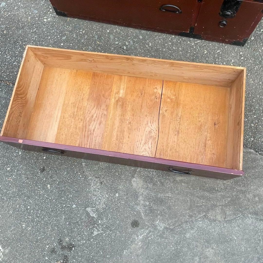 時代箪笥　五段　収納家具　アンティーク 大正　昭和家具