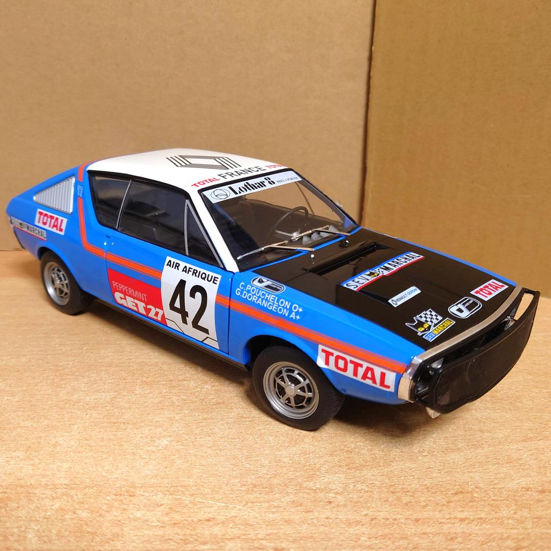 1/18 ルノー 17 ゴルディニ アビジャン ニース 1976 #42 ブルー