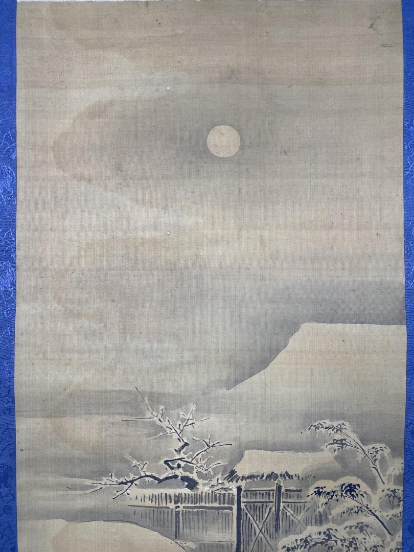 p*e様 鶴澤探泉 狩野探泉 雪景図 江戸後期 狩野派 水墨画 鶴澤派四代 探索