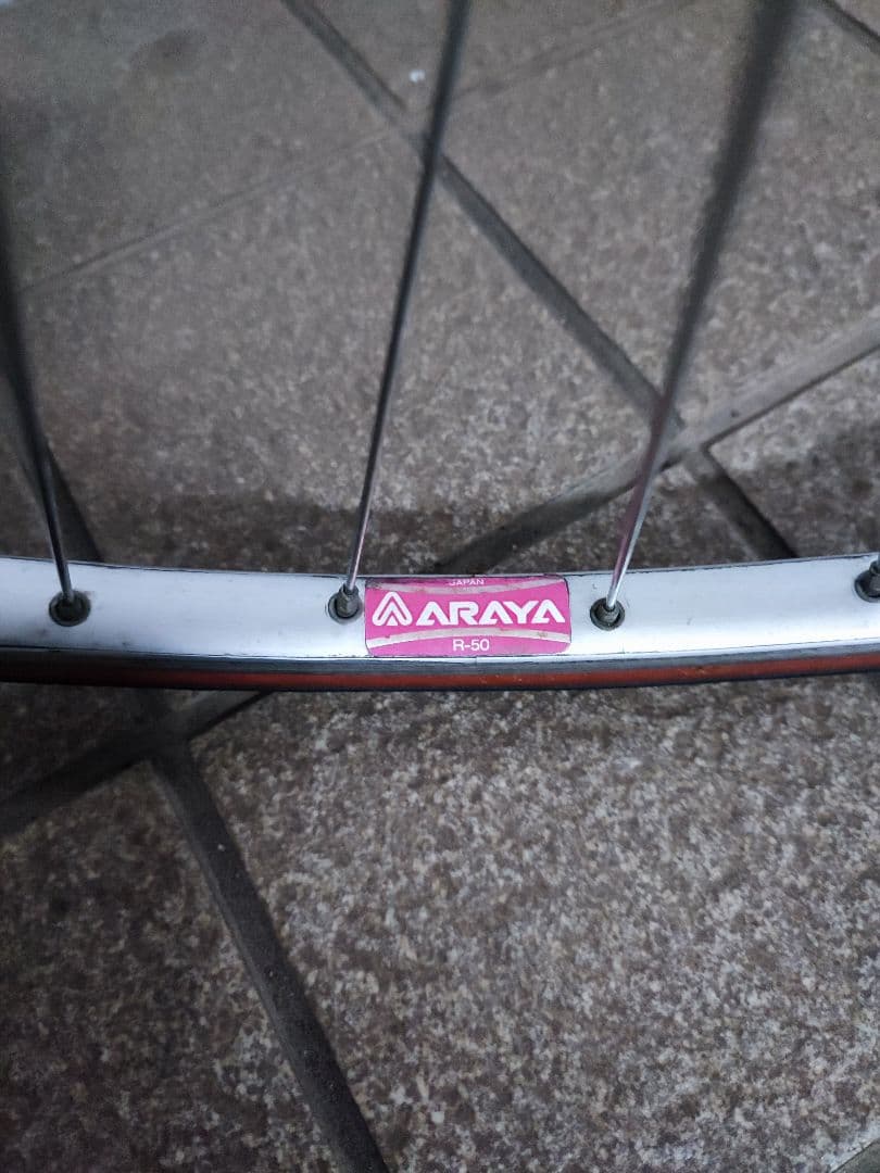 700c ホイール　ARAYAR50リム、105ハブ、スプロケ付き
