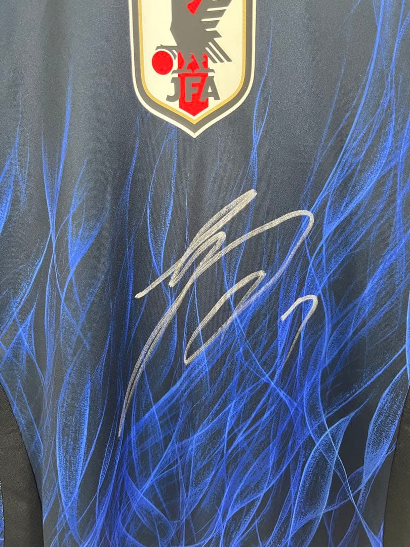 G*r様 【当選原本付/新品】三笘薫 直筆サイン入り Y-3 日本代表ユニフォー