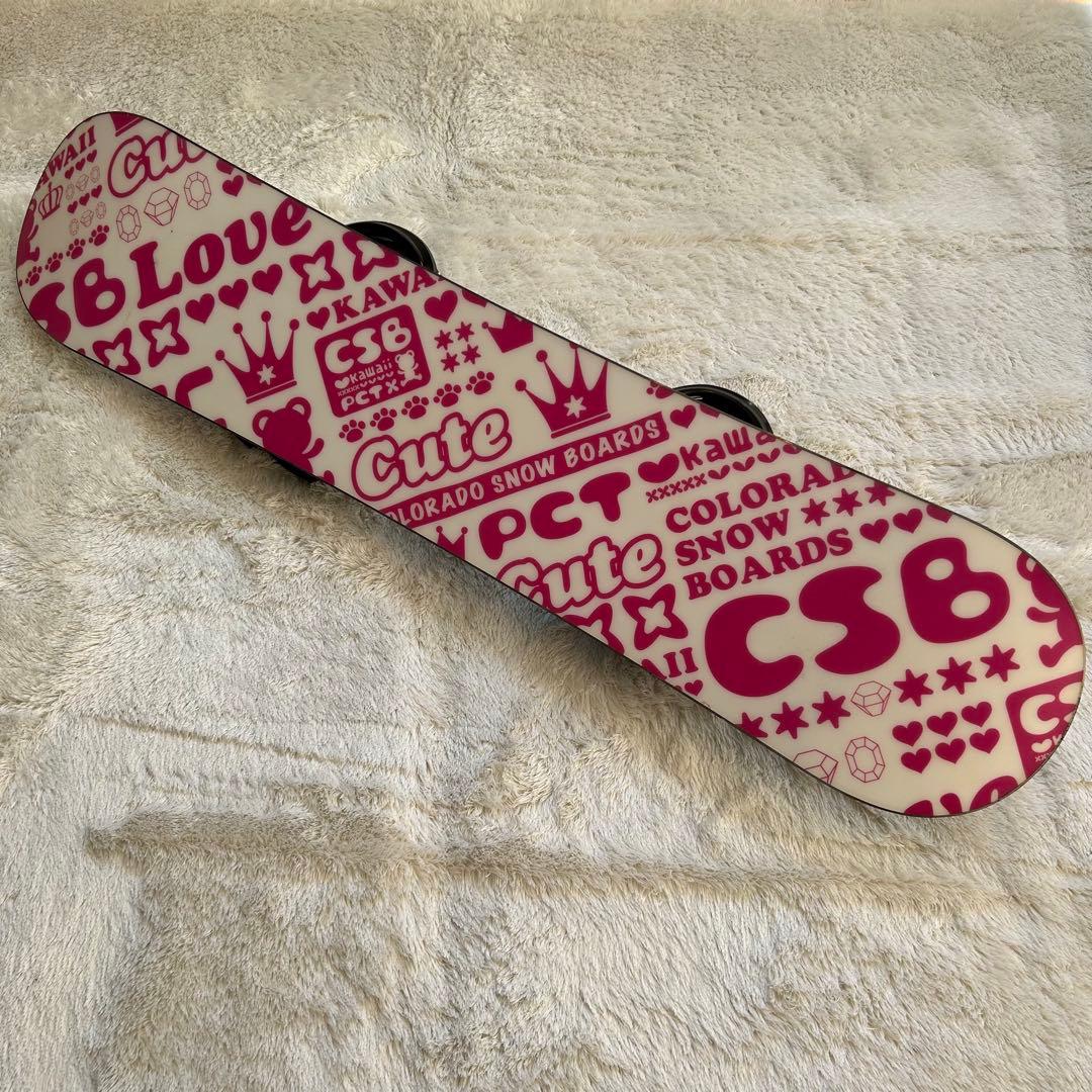 【3点セット】 キッズ　スノーボード CSB 108cm バイン・ブーツセット