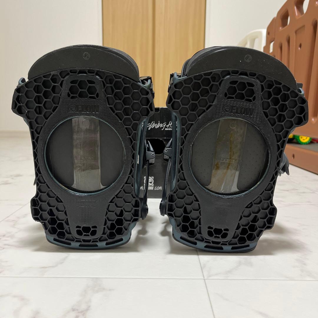 美品　FLOW フロー バインディング　Lサイズ　スノボ用品